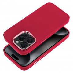 Apple iPhone 15 Pro Hülle FRAME Elegant  Magenta
