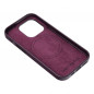Apple iPhone 15 Hülle Leather Mag Cover Elegant  MagSAFE  Dunkelviolett