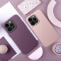 Apple iPhone 15 Hülle Leather Mag Cover Elegant  MagSAFE  Dunkelviolett
