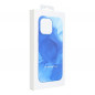 Apple iPhone 15 Plus Hülle Leather Mag Cover Elegant  MagSAFE  Blau Spritzer