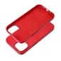 Apple iPhone 15 Hülle Leather Mag Cover Elegant  MagSAFE  Rot