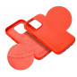 Apple iPhone 15 Hülle Leather Mag Cover Elegant  MagSAFE  Rot
