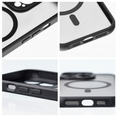 Apple iPhone 12 mini Hülle Full Matte Mag Cove MagSAFE  Schwarz