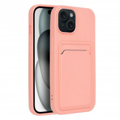 Apple iPhone 15 Hülle Card Rosa