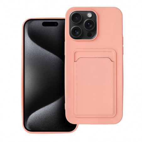 Apple iPhone 15 Pro Max Hülle Card Rosa
