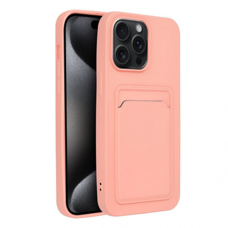 Apple iPhone 15 Pro Max Hülle Card Rosa