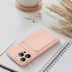 Apple iPhone 15 Pro Max Hülle Card Rosa