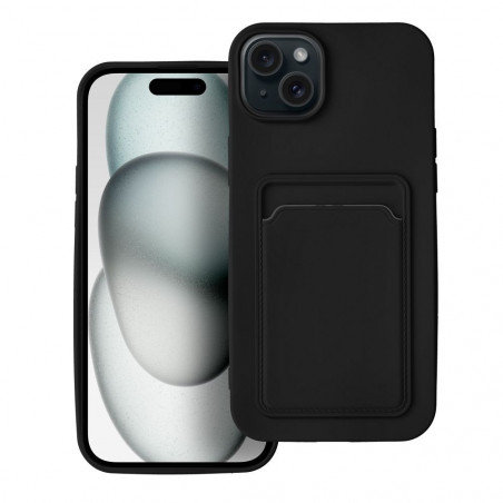 Apple iPhone 15 Plus Hülle Card Schwarz