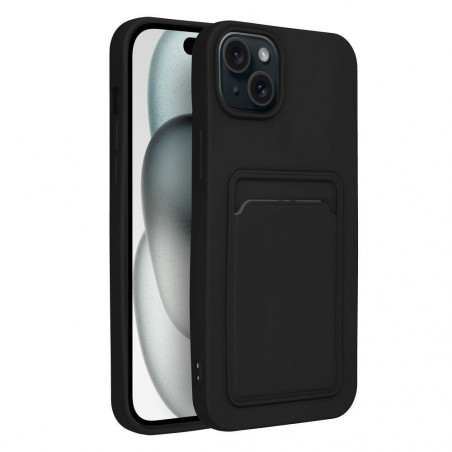 Apple iPhone 15 Plus Hülle Card Schwarz