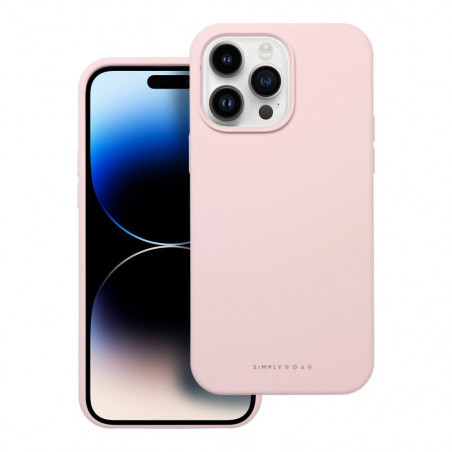 Apple iPhone 14 Pro Max Hülle Roar Cloud-Skin Hell-Pink