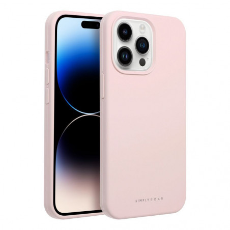 Apple iPhone 14 Pro Max Hülle Roar Cloud-Skin Hell-Pink