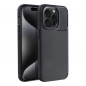 Apple iPhone 15 Hülle Carbon premium Elegant  Schwarz