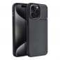 Apple iPhone 15 Hülle Carbon premium Elegant  Schwarz