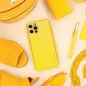Apple iPhone 15 Plus Hülle Leather Gelb