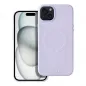 Apple iPhone 15 Plus Hülle Roar Leather Mag Elegant  MagSAFE  Lila (Purple)