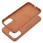 Apple iPhone 15 Pro Max Hülle Roar Leather Mag Elegant  MagSAFE  Braun
