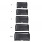 Apple iPhone 12 mini Universaletui, Horizontale holster, Gürtelholster ROYAL Crazy Horse Schwarz 