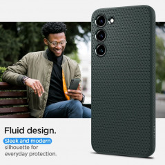 Samsung Galaxy S23 Plus 5G Hülle Spigen  Liquid Air Abgrundgrün