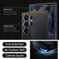 Samsung Galaxy S23 Ultra 5G Hülle Spigen Ultra Hybrid Kristallklar  Frostschwarz