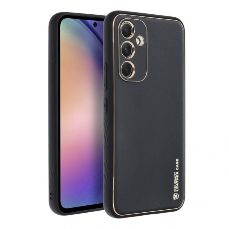 Samsung Galaxy A54 Hülle Leather Schwarz