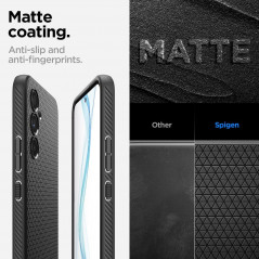 Samsung Galaxy A54 Hülle Spigen  Liquid Air Matt Schwarz