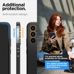 Samsung Galaxy A54 Hülle Spigen  Liquid Air Matt Schwarz