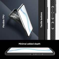 Samsung Galaxy A54 Hülle Spigen  Liquid Air Matt Schwarz