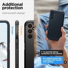 Samsung Galaxy A34 Hülle Spigen Tough Armor Schwarz