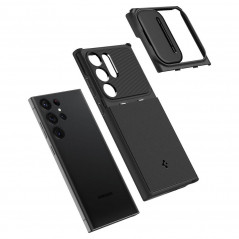 Samsung Galaxy S23 Ultra 5G Hülle Spigen Armor Schwarz