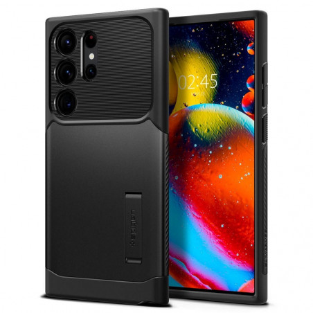 Samsung Galaxy S23 Ultra 5G Hülle Spigen Armor Schwarz