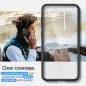 Samsung Galaxy S23 5G Hülle Spigen Ultra Hybrid Kristallklar  Matt Schwarz
