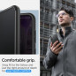 Samsung Galaxy S23 5G Hülle Spigen Ultra Hybrid Kristallklar  Matt Schwarz