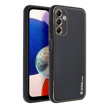 Samsung Galaxy A14 5G Hülle Leather Schwarz