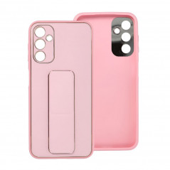 Samsung Galaxy A14 LTE Hülle LEATHER Case Kickstand Rosa