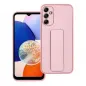 Samsung Galaxy A14 5G Hülle LEATHER Case Kickstand Rosa