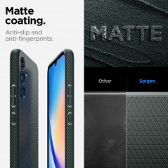 Samsung Galaxy A34 Hülle Spigen  Liquid Air Abgrundgrün