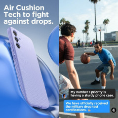 Samsung Galaxy A34 Hülle Spigen  Liquid Air Unglaubliches Violett