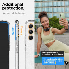 Samsung Galaxy A54 Hülle Spigen Liquid Crystal Kristallklar  Durchsichtbar