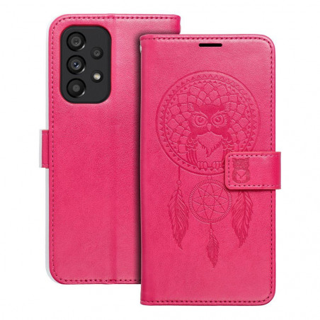 Samsung Galaxy A53 5G Book Handytaschen MEZZO Book Traumfänger  Magenta