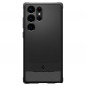 Samsung Galaxy S23 Ultra 5G Hülle Spigen Armor Kohlenstoff-Faser, Elegant  Schwarz