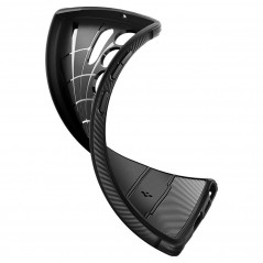 Samsung Galaxy S23 Ultra 5G Hülle Spigen Armor Kohlenstoff-Faser, Elegant  Schwarz
