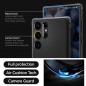 Samsung Galaxy S23 Ultra 5G Hülle Spigen Armor Kohlenstoff-Faser, Elegant  Schwarz