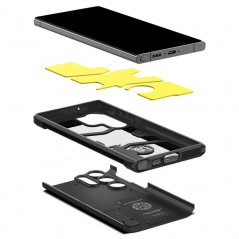 Samsung Galaxy S23 Ultra 5G Hülle Spigen Armor Schwarz