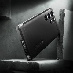 Samsung Galaxy S23 Ultra 5G Hülle Spigen Armor Schwarz