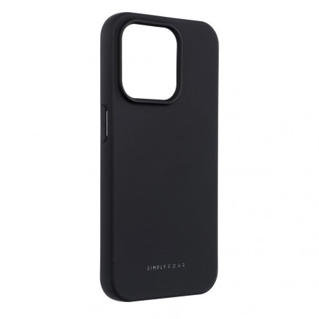 Apple iPhone 15 Pro Hülle Roar Space Monochromatische, Elegant  Schwarz