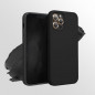 Apple iPhone 15 Pro Hülle Roar Space Monochromatische, Elegant  Schwarz