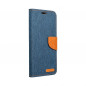 Apple iPhone 15 Plus Book Handytaschen CANVAS Book Navy blau
