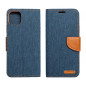 Apple iPhone 15 Plus Book Handytaschen CANVAS Book Navy blau