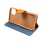 Apple iPhone 15 Plus Book Handytaschen CANVAS Book Navy blau