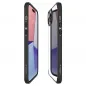 Apple iPhone 15 Plus Hülle Spigen Ultra Hybrid Kristallklar  Matt Schwarz
